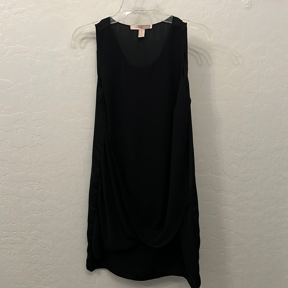 Light weight, side zip, black dress